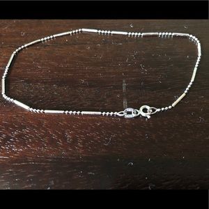 Zales 14k white gold anklet
